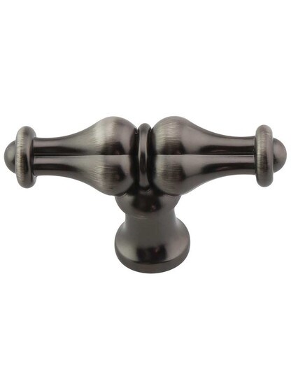 Bella 2-1/4 inch Cabinet Knob in Brushed Pewter.